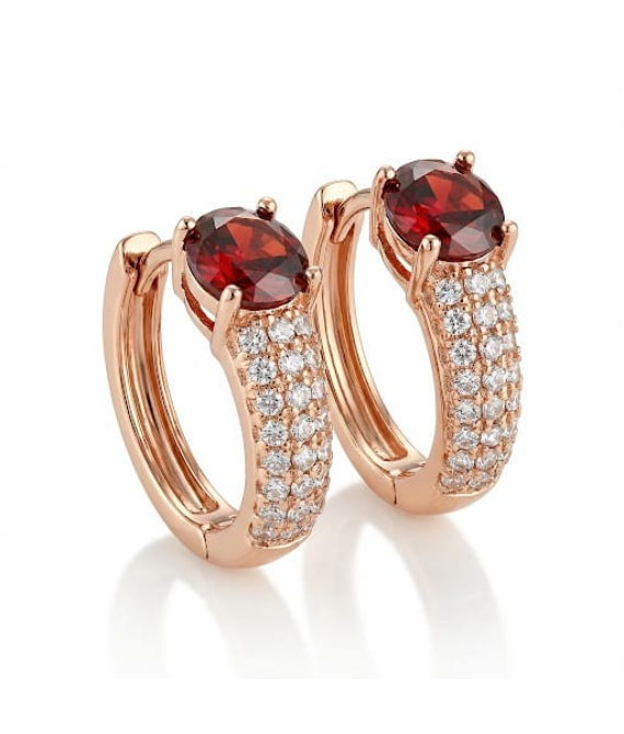 Ruby stud earrings 